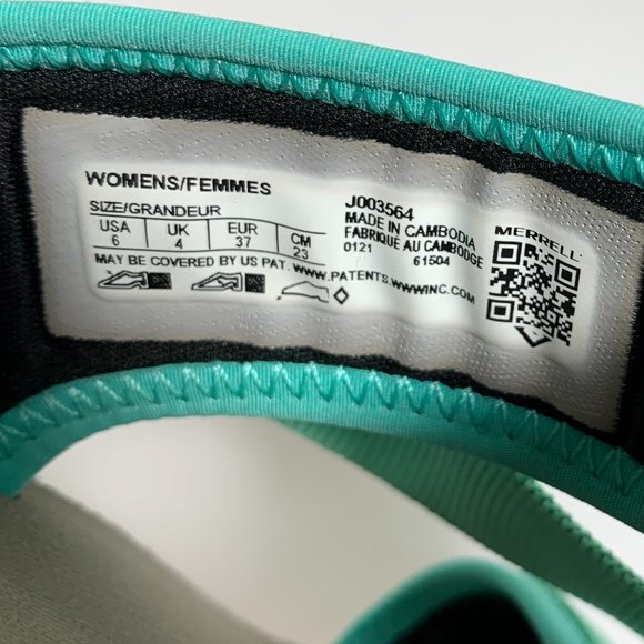 Merrell Alpine Strap Sport Sandals Mint Green Size 6 NEW - Picture 7 of 7